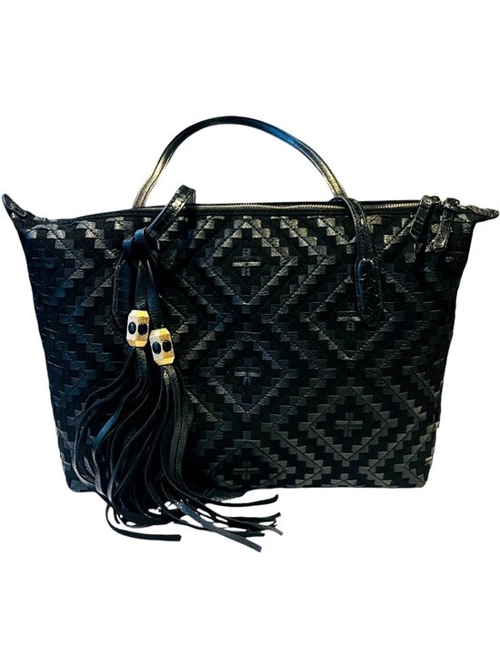 Eric Javits Handbags - Eric Javits New York - Black Carry Purse - NEW with Tags